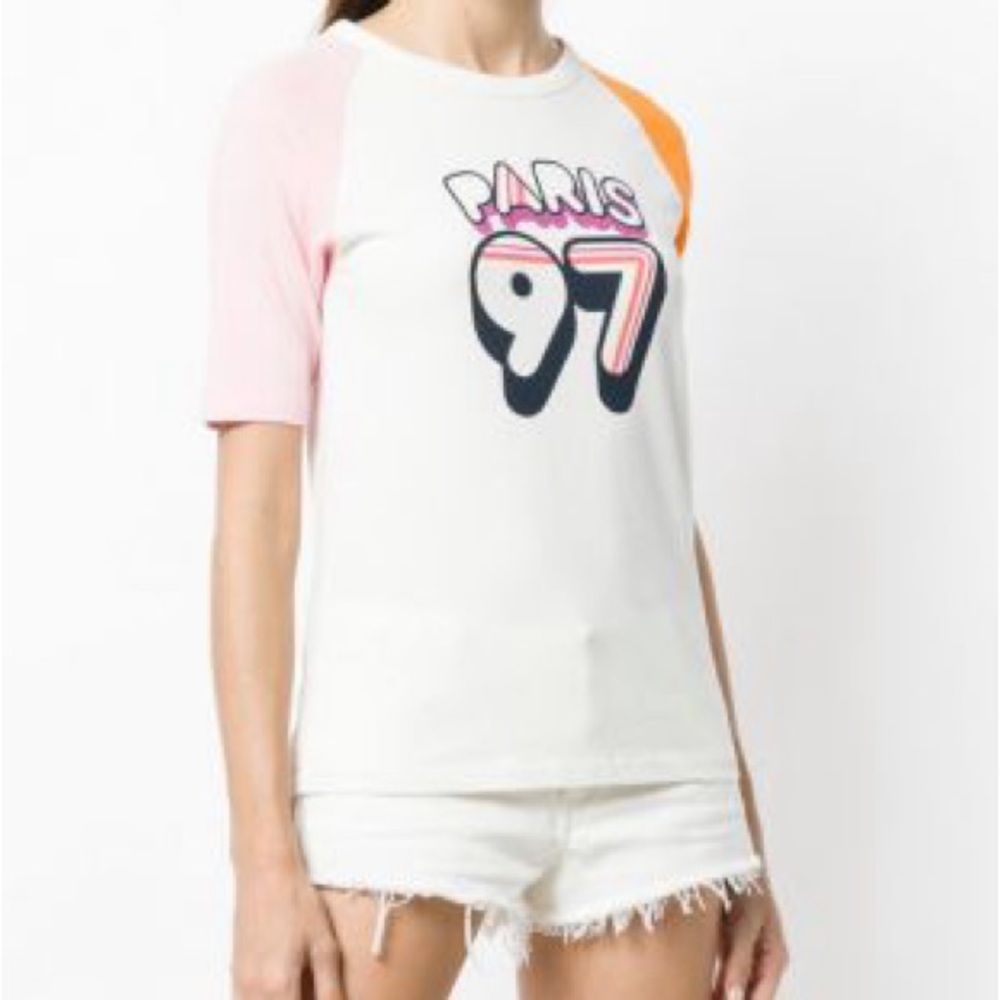 Zadig & Voltaire Colorblock Baseball Tee - Paris 97